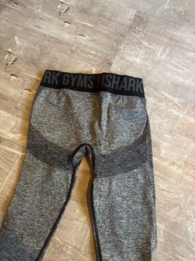 Gymshark Black  and Grey Seamless Performance Leggings